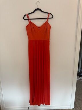 BCBG Kyra orange dress size M
